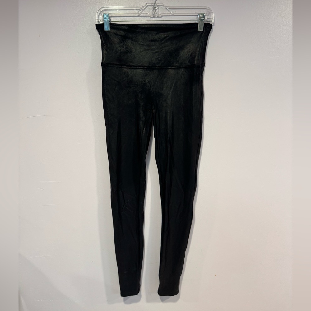 Black shimmer Spanx leggings